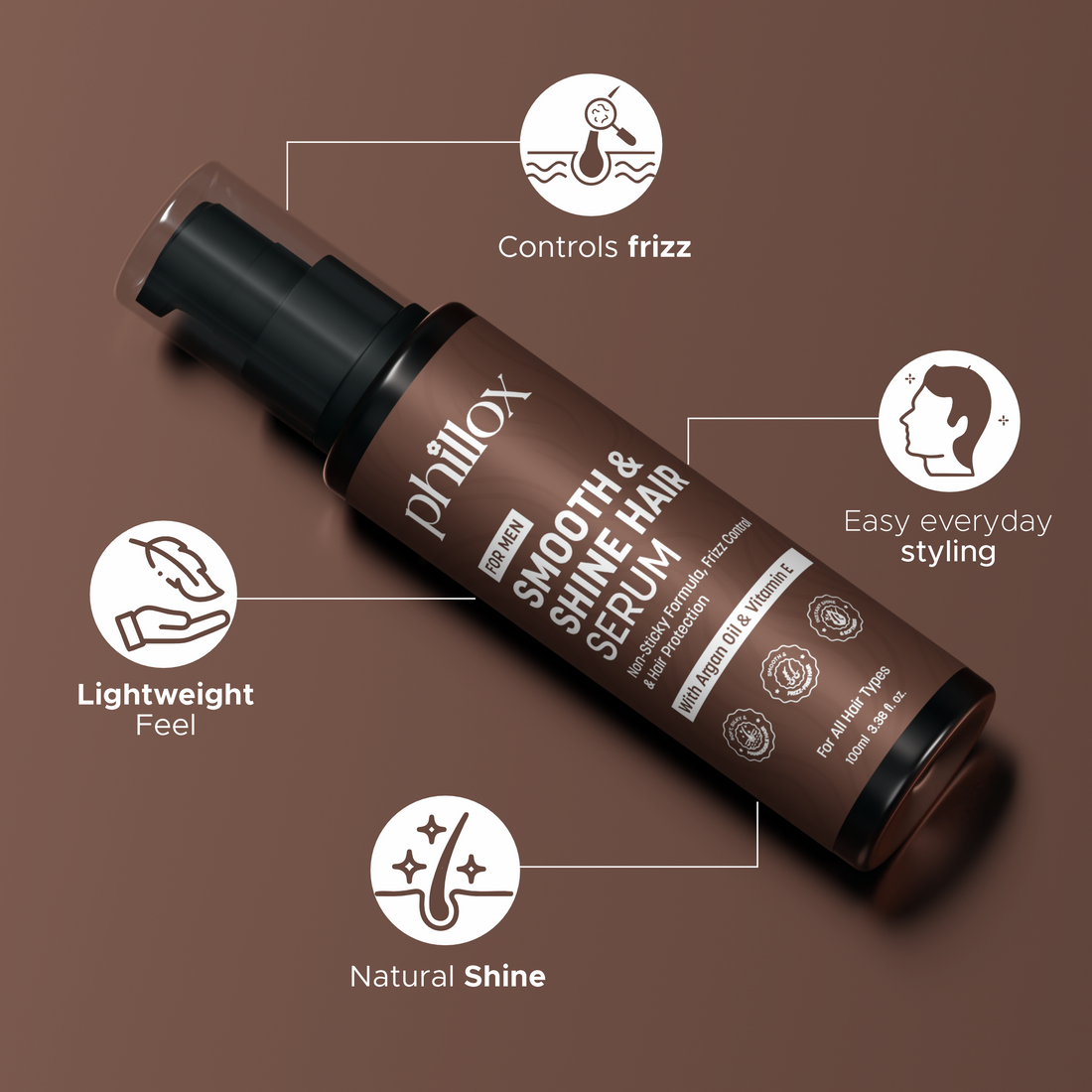 Phillox Smooth & Shine Serum Men